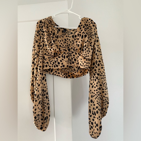 Windsor Cropped Blouse - Picture 1 of 2